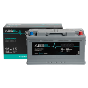 ABSEL PLATINUM AGM BATTERY 12V 95AH 850A (353*175*190) 0  (R+)