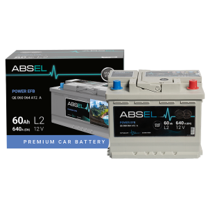 ABSEL POWER EFB BATTERY 12V 60AH 640A (242*175*190) 0  (R+)