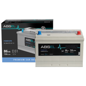 ABSEL POWER EFB BATTERY 12V 86AH 720A (305*171*221) 0  (R+)