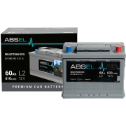 ABSEL SELECTION EVO BATTERY 12V 60AH 610A (242*175*190) 0  (R+)