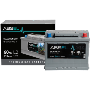 ABSEL SELECTION EVO BATTERY 12V 60AH 610A (242*175*190) 0  (R+)