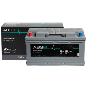 ABSEL SELECTION EVO BATTERY 12V 95AH 850A (353*175*190) 1  (L+)